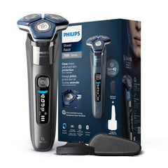 Electric Shaver for Men | Close shave, advanced skin protection with advanced SkinIQ Technology | Smooth glide, close shave, even on 3-day beards | Senses, Adapts and guides on the correct motion | 360 D Flexing heads | S7887/35
