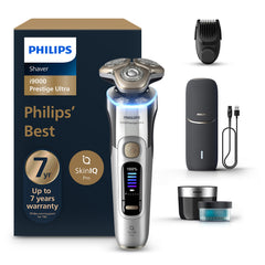 Philips i9000 Prestige Ultra XP9404/46 Wet & Dry con SkinIQ Pro (Philips Series i9000 Prestige Ultra Wet & Dry Shaver Silver)
