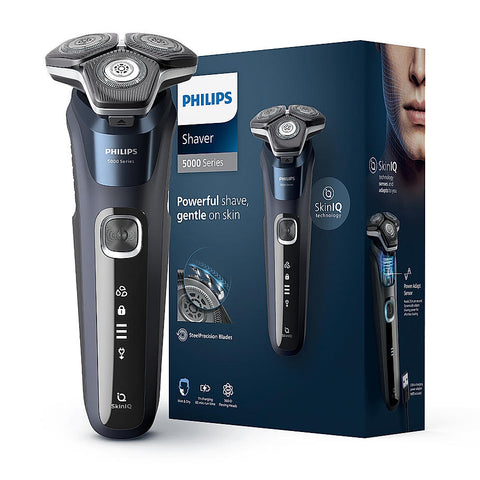 Electric Shaver- | Wet & Dry | SteelPrecision Blades | SkinIQ Technology | Power Adapt Sensor | 360 D Flexing heads | Integrated Pop up Trimmer | Delivers a Powerful Shave, Cuts More Hair Per Stroke* | S5885/28