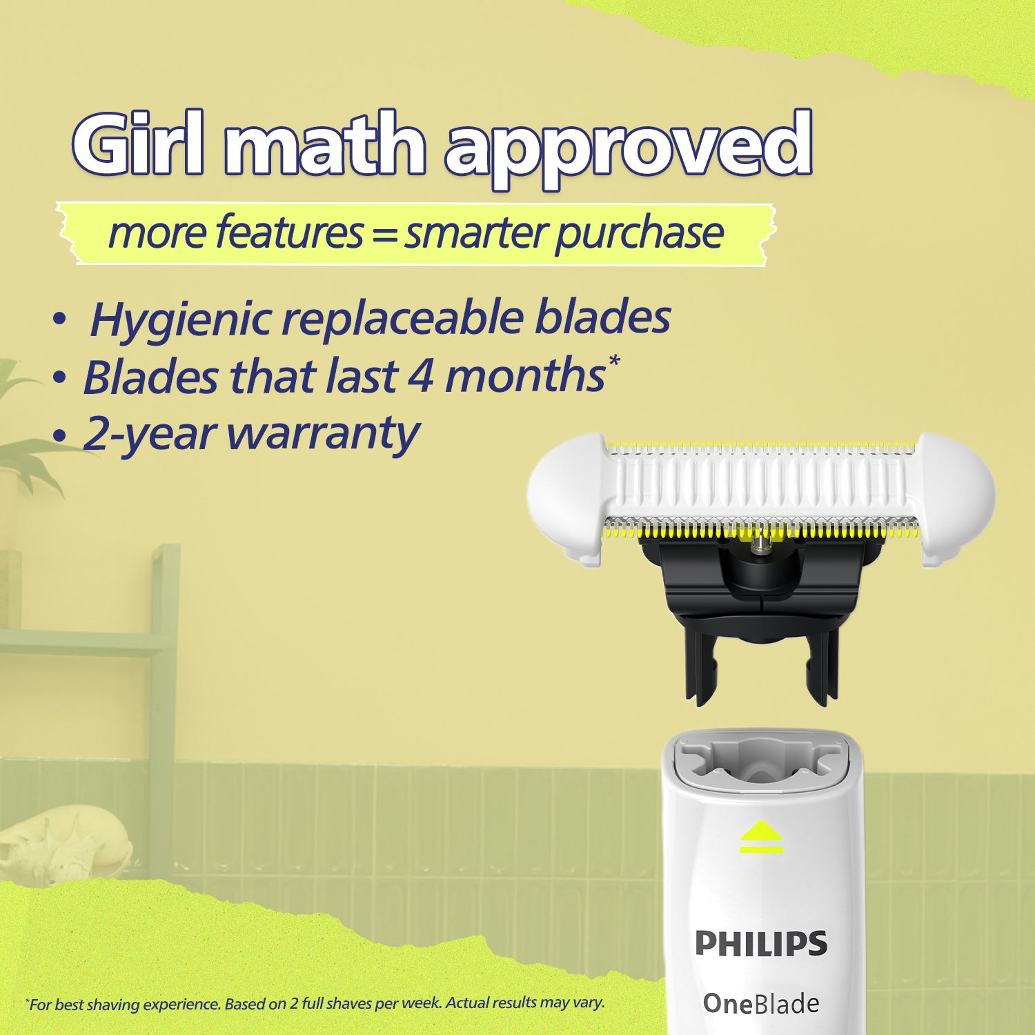 Philips OneBlade Intimate Bikini Trimmer & Razor