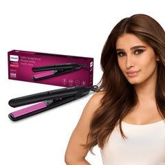 Selfie Hair Straightener- I Minimized Heat Damage with SilkPro Care I Ceramic Coated Plates I HP8302/06