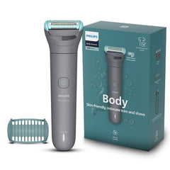 Philips Body Trimmer for Men, SkinSafe Grooming for Back, Body & Private Parts