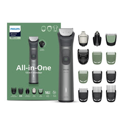 Philips All in One Trimmer with 13 Attachments- Face, Hair, Nose, Body, Intimate | Beardsense Technology |Self Sharpening Steel Blades