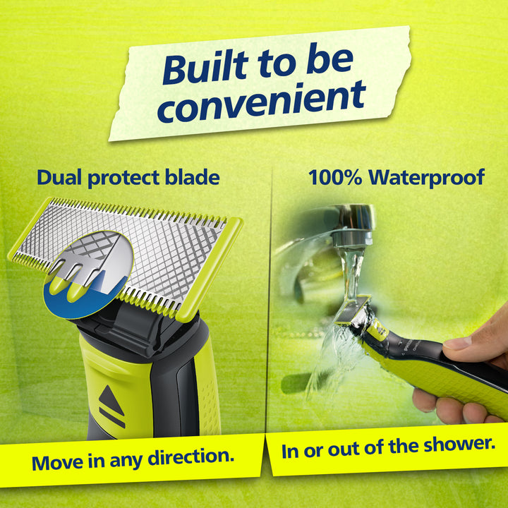 OneBlade- I Hybrid Trimmer & Razor I Trim, Edge & Shave | 2x Powerful