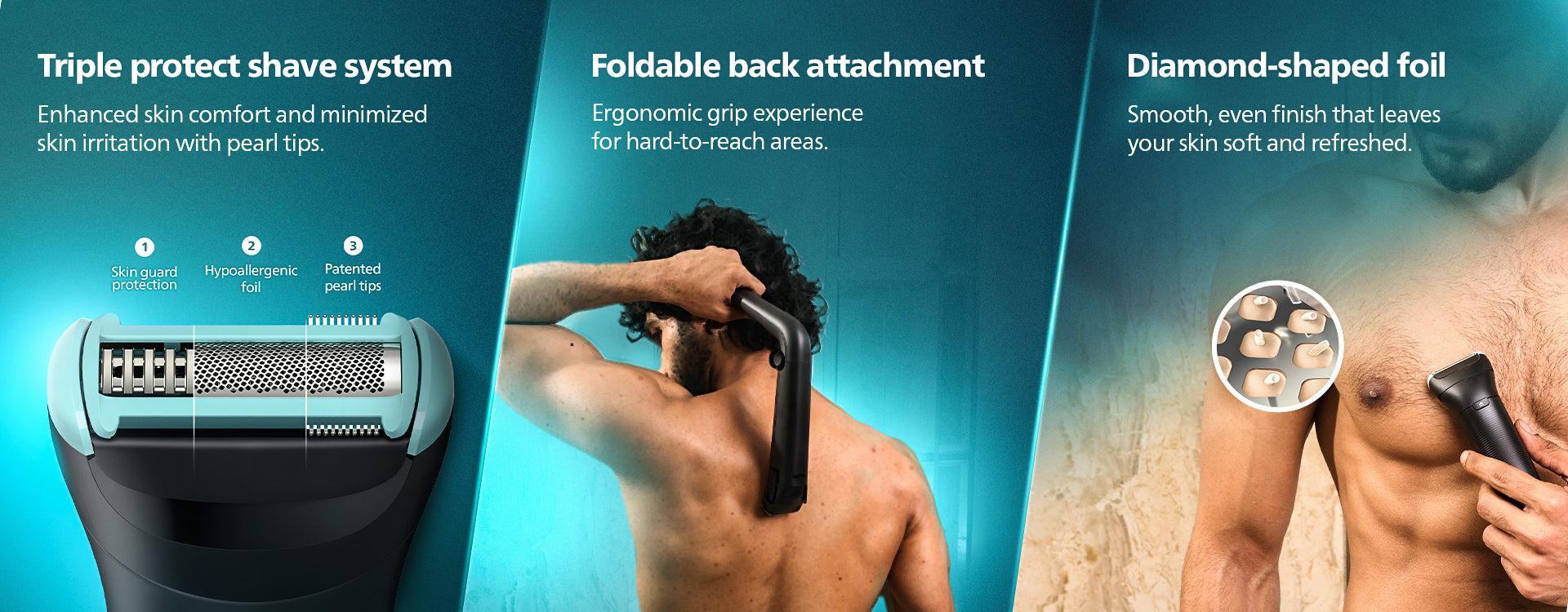 Body & Groin Trimmer for Men | 100 mins Run time