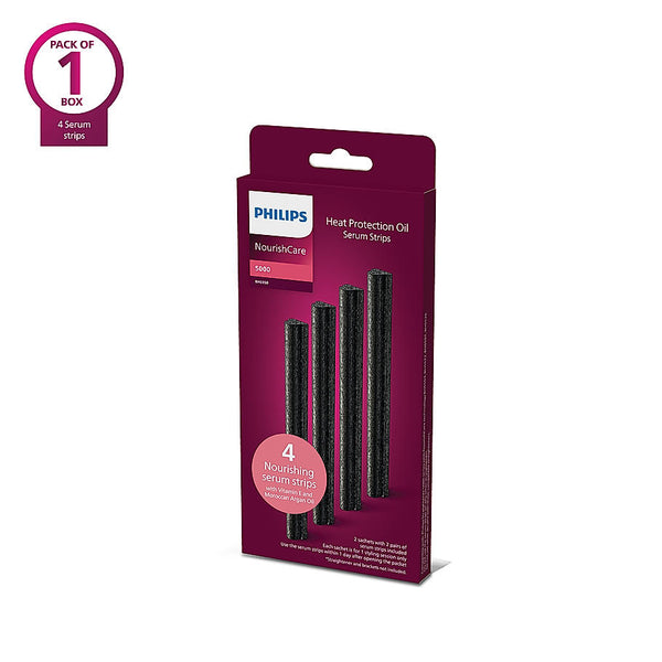 NourishCare Straightener Serum Strips - I Uniquely designed pack of 4 nourishing serum strips I Replaceable Serum Strip for BHS526/00, BHS503/40, BHS507/40, BHS522/00 | BHE050/00