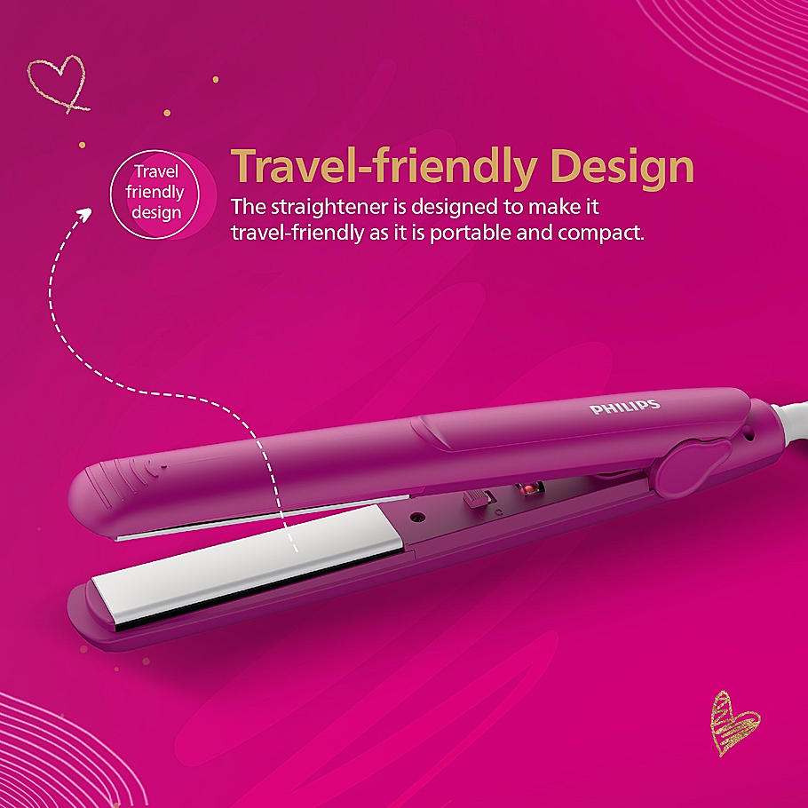 Hair Straightener - I SilkProtect Technology minimizes heat damage I K