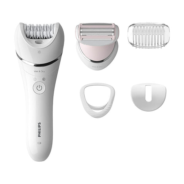 Cordless Epilator- | All Rounder for Face and Body Hair Removal (White)