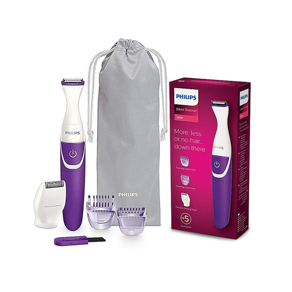 Bikini Trimmer - | Trim, Shave & Style | Skin Protection | Rounded Tips | Ergonomic Grip | BRT383/15 | With 6 Month Warranty Just For Employees*