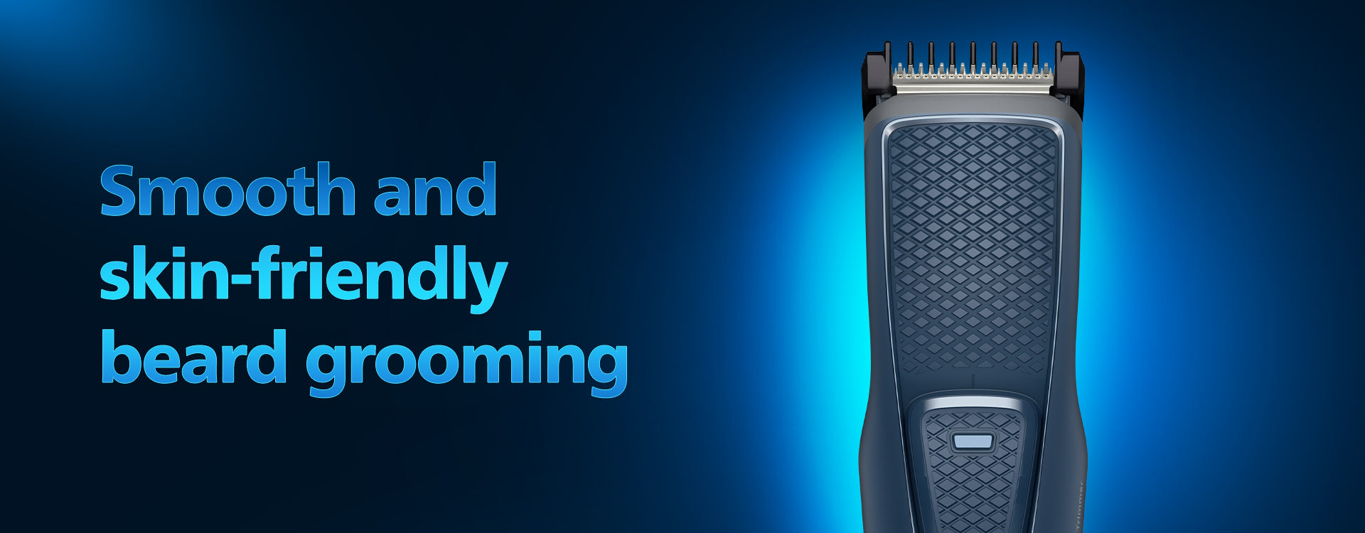 Philips Beard Trimmer for Men with Skin Protect Comb | Self Sharpening Blades