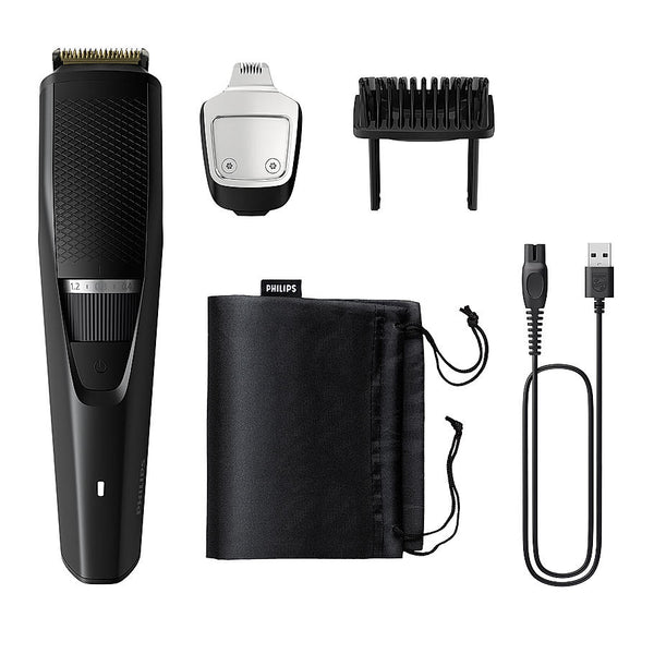Pro Beard Trimmer and Styler-| Titanium blades, 2.5x higher precision, Beard Sense tech, 5 mins quick charge, 20 length settings, 6X longer battery life, BT3441/30