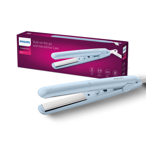 BHS264/00 HAIR STRAIGHTENER PEARL BLUE