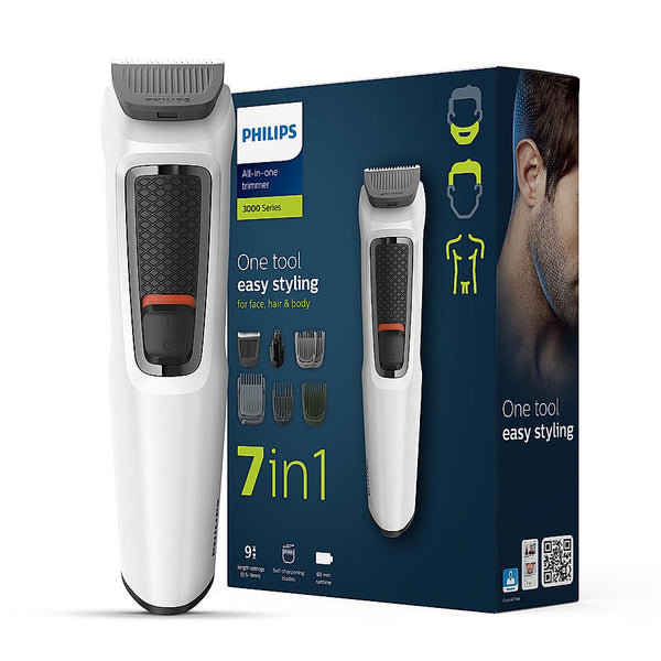 India's No.1 Men's Trimmer- | 7 in 1 Pro Kit Face, Body & Private Part, MG3721/65