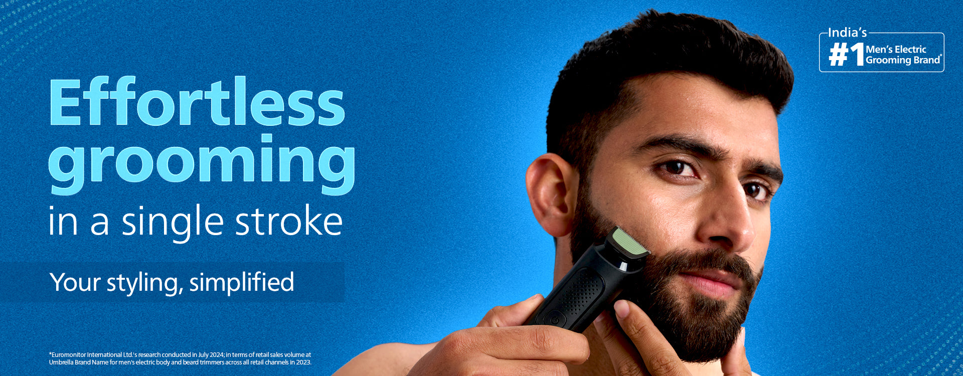 Philips All in One Trimmer with 8 Attachments- Face, Hair & Body | Ear/Nose Trimmer attachment | Intimate Comb