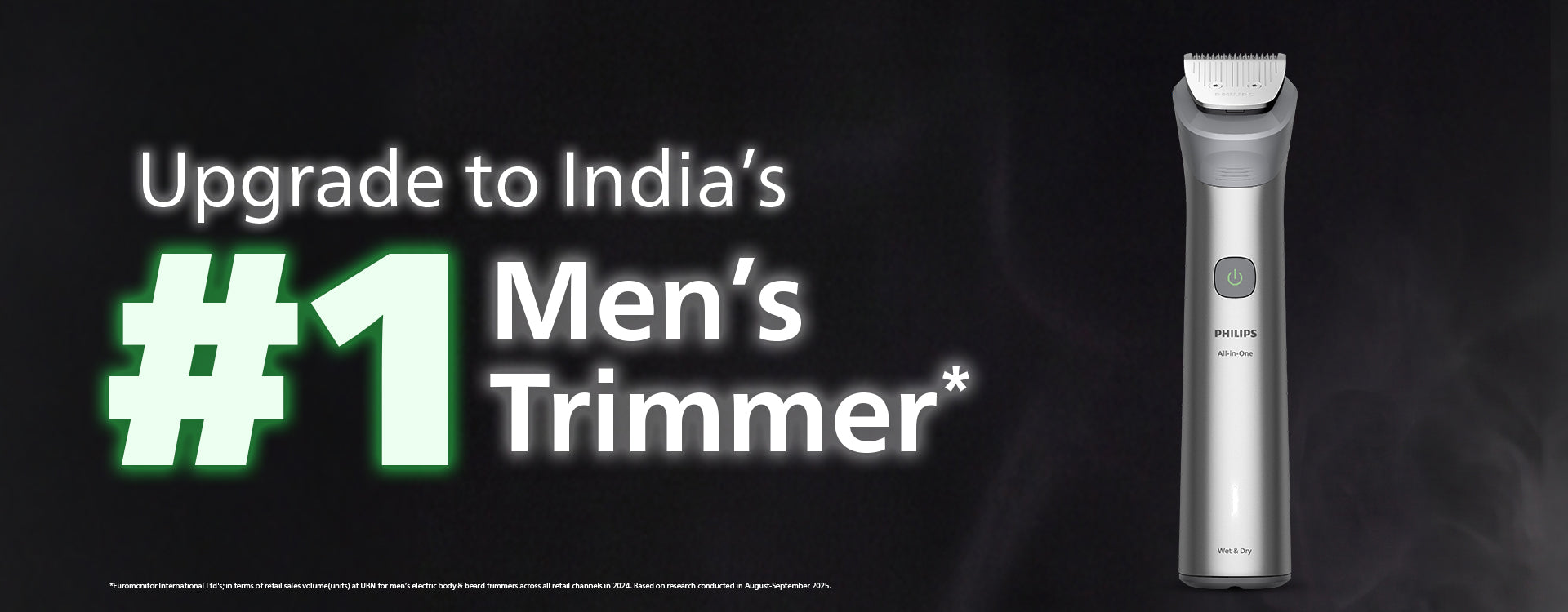 11 in 1 Trimmer for Men | Beardsense Technology | 100% Showerproof