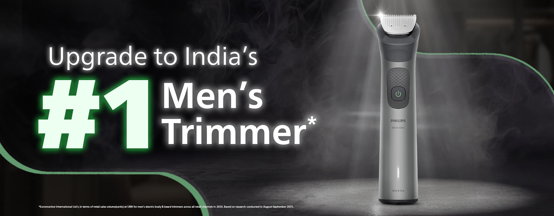 Philips All in One Trimmer with 13 Attachments- Face, Hair, Nose, Body, Intimate | Beardsense Technology |Self Sharpening Steel Blades