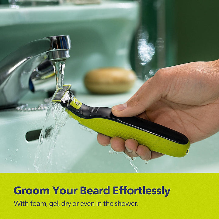 One Blade Razor E OneBlade- I Hybrid Trimmer & Razor I Trim, Edge & Shave | 2x Powerful