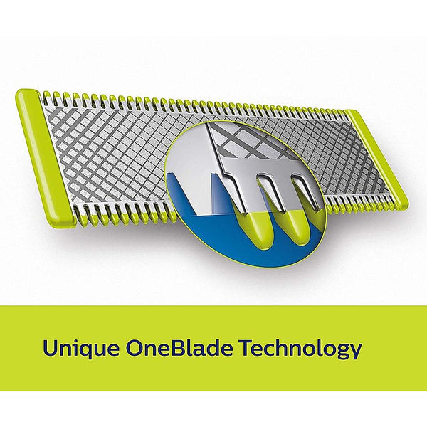 OneBlade - | Replaceable Blades | Includes 4 Replaceable Blades | QP220/51*2 I 1 Year Supply