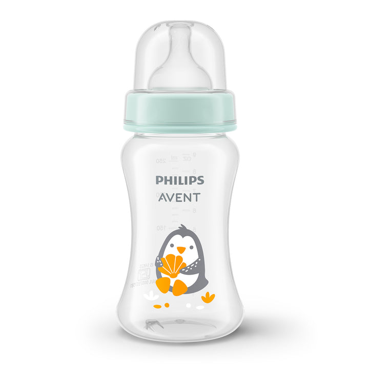 Avent- Grow Anti Colic Feeding Bottle for Babies aged 1 month and above | 250ml | Pack of 1 | BPA Free | SCF061/01
