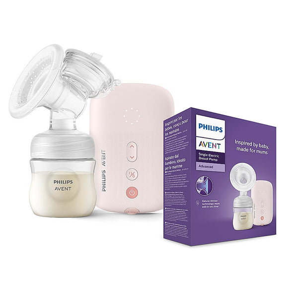 Philips Avent Electric Breast Pump- | No.1 Brand Recommended by Moms Worldwide | Natural Motion Technology | One Size Fits all | 3X Faster Expression | 8 + 16 Expression and Stimulation settings | USB Charging | Quiet Motor SCF395/11