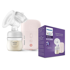 Philips Avent Electric Breast Pump- | No.1 Brand Recommended by Moms Worldwide | Natural Motion Technology | One Size Fits all | 3X Faster Expression | 8 + 16 Expression and Stimulation settings | USB Charging | Quiet Motor SCF395/11