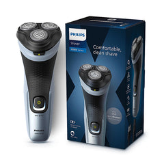 Electric Shaver for Men-| SkinProtect Technology, Wet and Dry Shave | 4D Floating Heads | 27 Self Sharpening Blades | Pop up Trimmer | Cordless | Waterproof | X3063/03